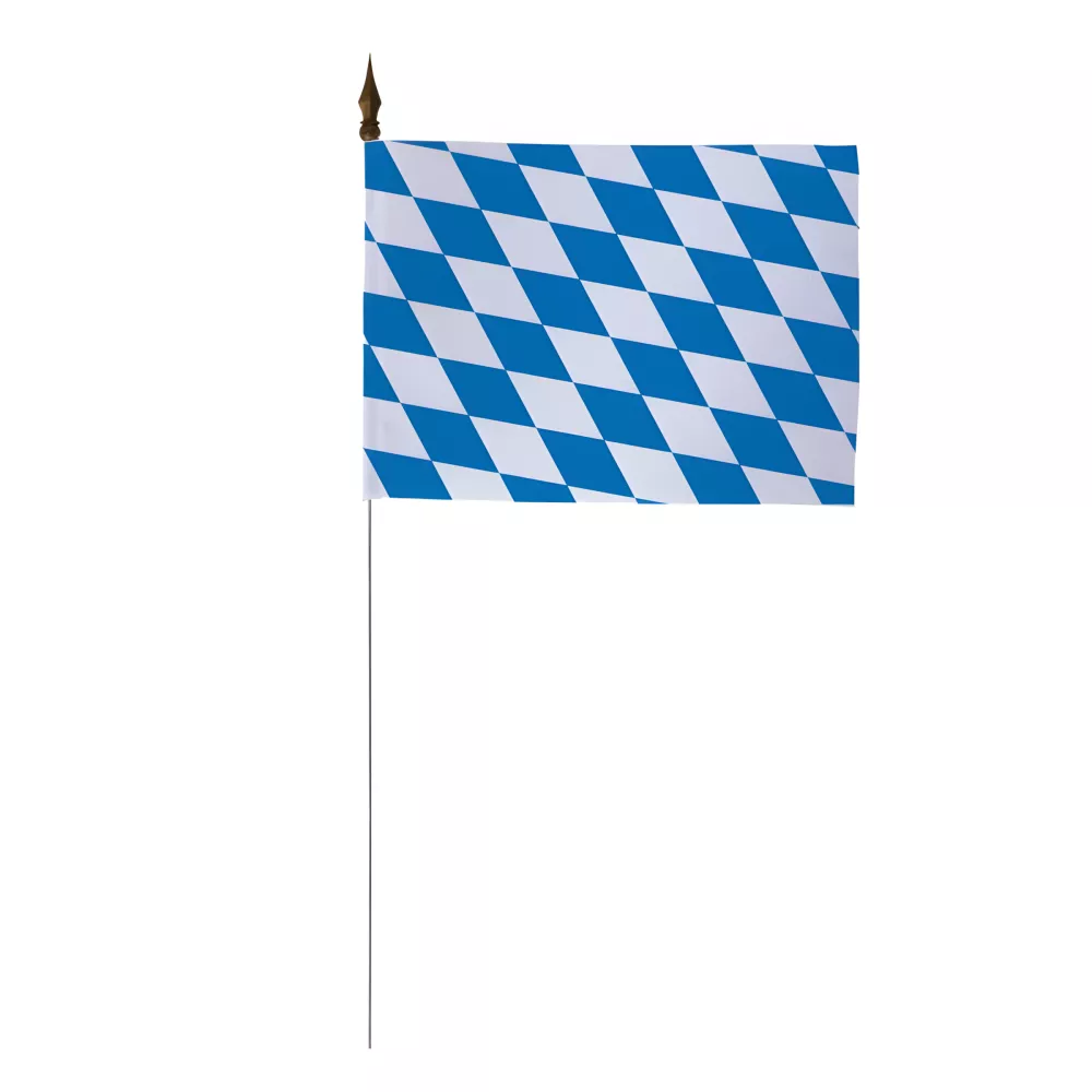 Drapeau de table Bavière 10 x 15 cm polyester