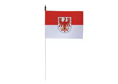 Drapeau de table Brandebourg 10 x 15 cm polyester