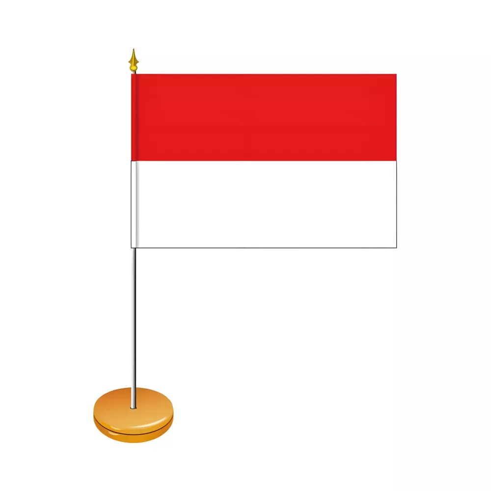 Drapeau de table Hesse 10 x 15 cm polyester Drapeau de table Hesse 10 x 15 cm polyester