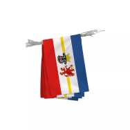 Guirlande Mecklembourg-Poméranie-Occidentale en maille polyester 20 x 30 cm