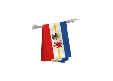 Guirlande Mecklembourg-Poméranie-Occidentale en maille polyester 20 x 30 cm