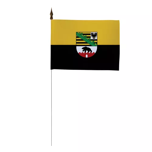 Drapeau de table Saxe-Anhalt polyester 10 x 15 cm