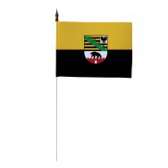 Drapeau de table Saxe-Anhalt polyester 10 x 15 cm