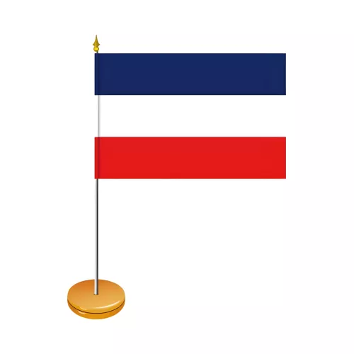 Drapeau de table Schleswig-Holstein polyester 10 x 15 cm