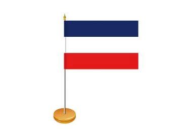 Drapeau de table Schleswig-Holstein polyester 10 x 15 cm