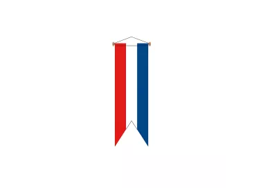 Oriflamme Schleswig-Holstein avec traverse en bois