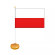 Drapeau de table Thuringe 10 x 15 cm polyester