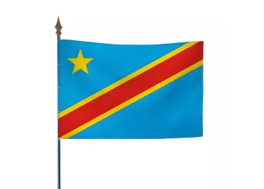 Drapeau Congo Démocratique en polyester 115g/m²