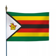 Drapeau Zimbabwe en polyester 115g/m²