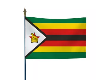 Drapeau Zimbabwe en polyester 115g/m²