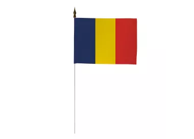 Drapeau de table du Tchad 10 x 15 cm en polyester