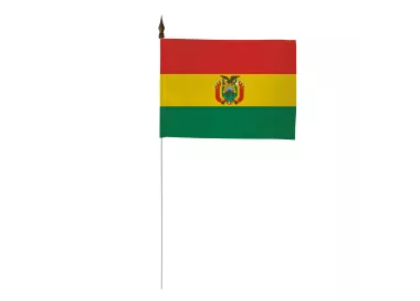 Drapeau de table Bolivie maille polyester 115 g/m²