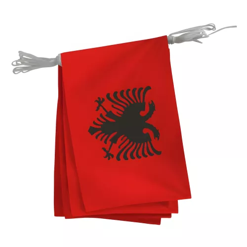 Guirlande Albanie en maille polyester 115 g/m²