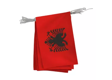 Guirlande Albanie en maille polyester 115 g/m²