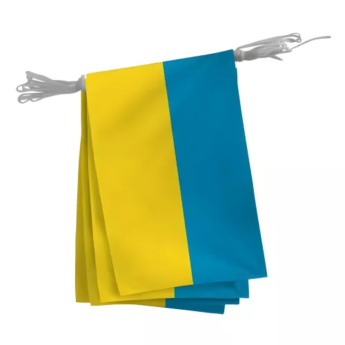 Guirlande Ukraine en maille polyester 115 g/m²
