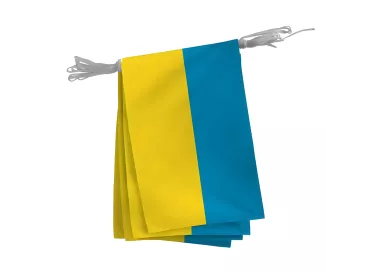 Guirlande Ukraine en maille polyester 115 g/m²