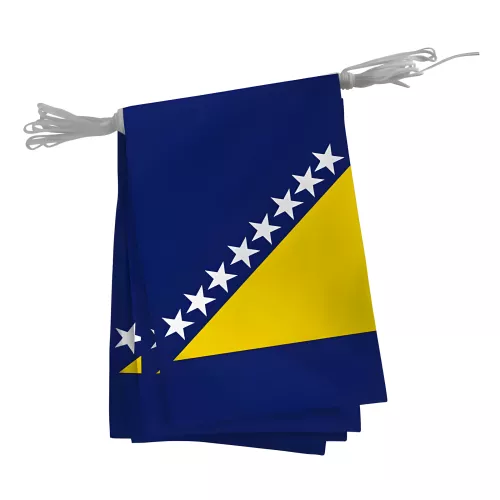 Guirlande Bosnie-Herzégovine en polyester 20 x 30 cm