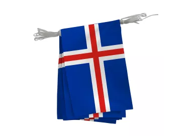 Guirlande Islande en maille polyester 20 x 30 cm