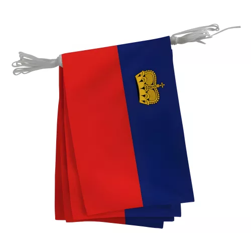 Guirlande Liechtenstein en maille polyester 20 x 30 cm