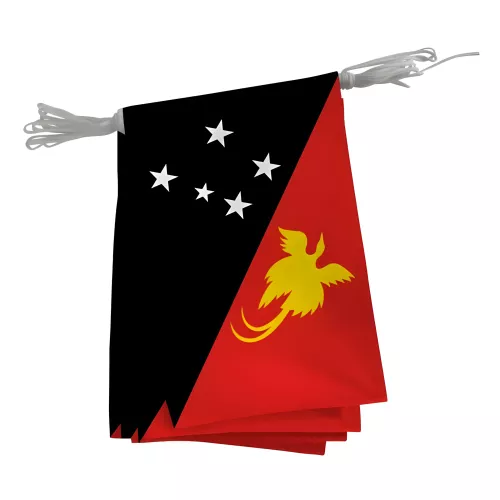 Guirlande Papouasie Nouvelle-Guinée en maille polyester