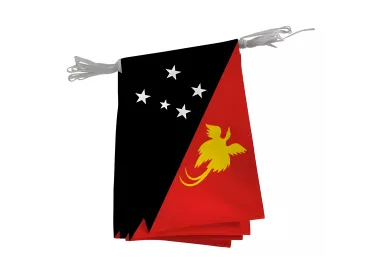 Guirlande Papouasie Nouvelle-Guinée en maille polyester