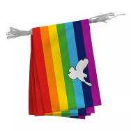Guirlande de la Fraternité en maille polyester résistante