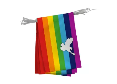 Guirlande de la Fraternité en maille polyester résistante