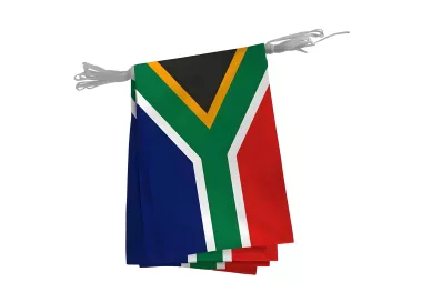 Guirlande Afrique du Sud en polyester 20 x 30 cm