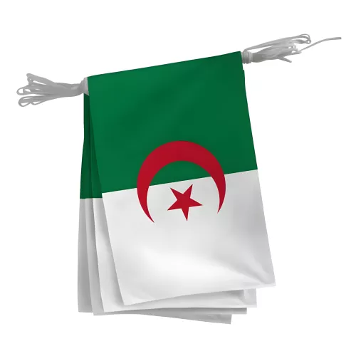 Guirlande de l'Algérie en maille polyester 20 x 30 cm
