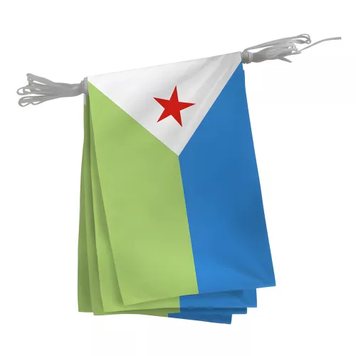 Guirlande de Djibouti en polyester 20 x 30 cm