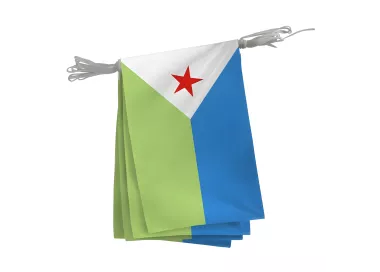 Guirlande de Djibouti en polyester 20 x 30 cm