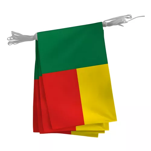 Guirlande du Bénin en maille polyester 115 g/m²