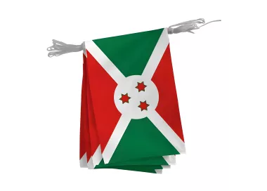 Guirlande du Burundi en polyester 20 x 30 cm