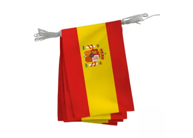 Guirlande Espagne fanions polyester 20 x 30 cm