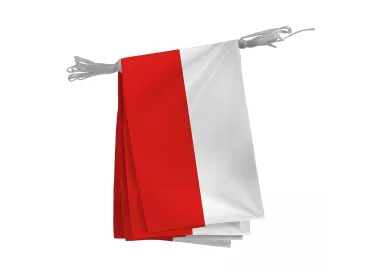 Guirlande Pologne en maille polyester 20 x 30 cm