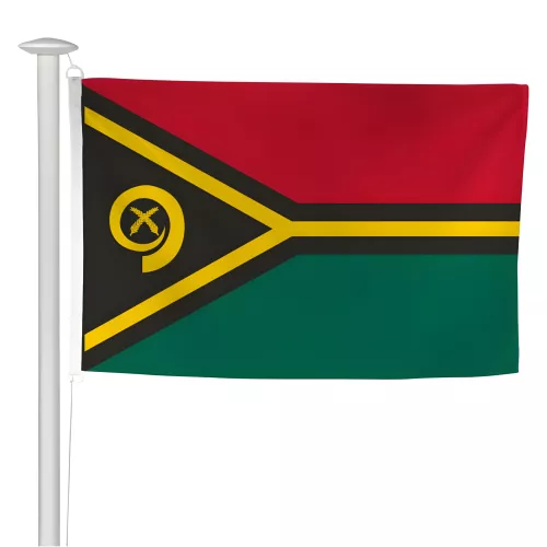 Pavillon Vanuatu pour mât de pavoisement