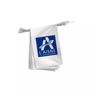 Guirlande du Conseil Départemental de l'Aisne en polyester