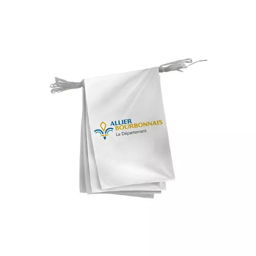Guirlande département Allier en maille polyester 115 g/m²