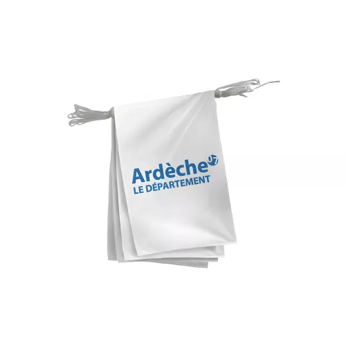 Guirlande Conseil Départemental Ardèche polyester 20 x 30 cm