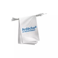 Guirlande Conseil Départemental Ardèche polyester 20 x 30 cm