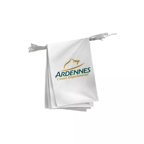 Guirlande du Conseil Départemental des Ardennes en polyester