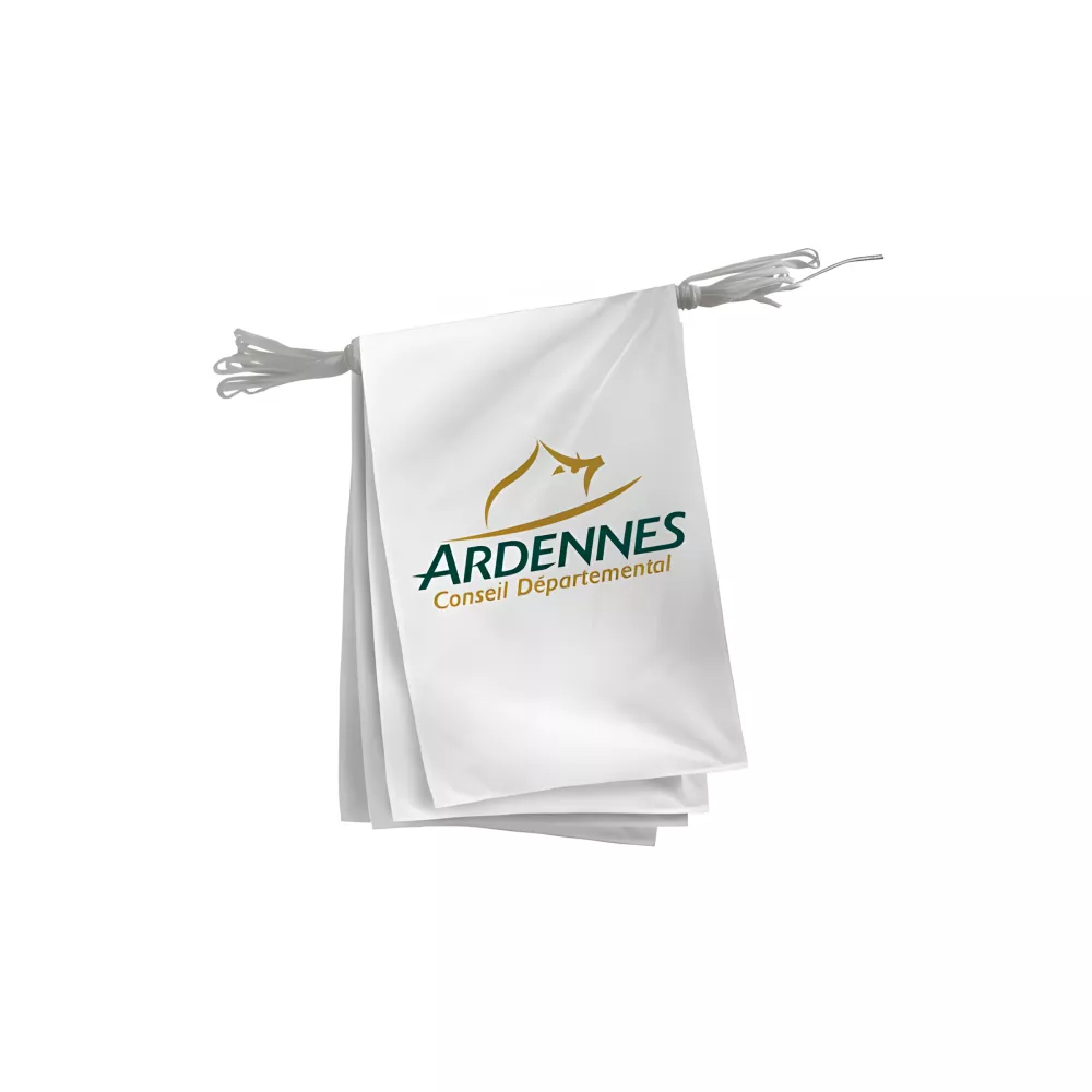 Guirlande du Conseil Départemental des Ardennes en polyester Guirlande du Conseil Départemental des Ardennes en polyester