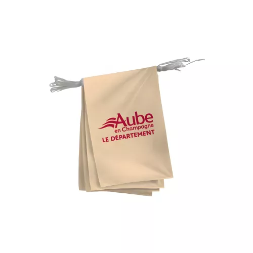 Guirlande du Conseil Départemental de l'Aube polyester