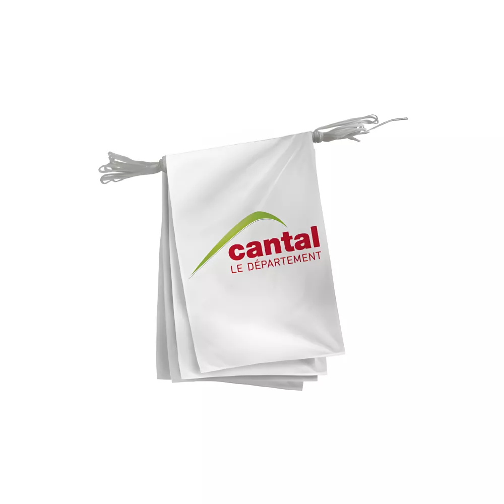 Guirlande du Conseil Départemental du Cantal en polyester