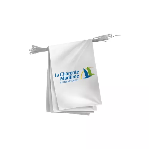 Guirlande Charente-Maritime en maille polyester 115 g/m²