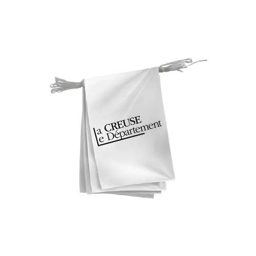 Guirlande Conseil Départemental Creuse en polyester 20 x 30 cm