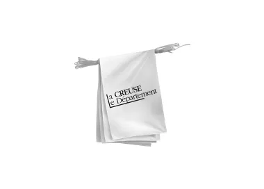 Guirlande Conseil Départemental Creuse en polyester 20 x 30 cm