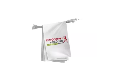 Guirlande du Conseil Départemental de la Dordogne en polyester