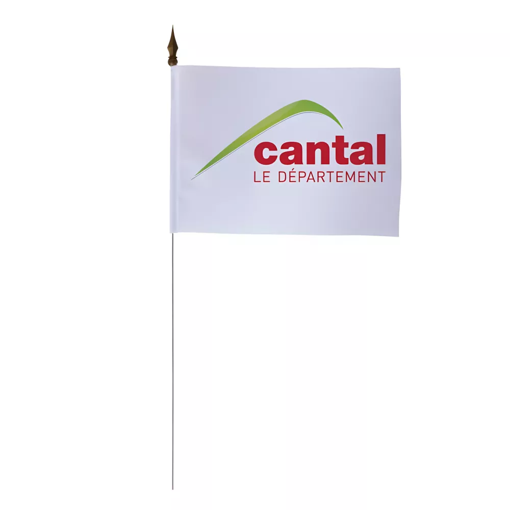 Drapeau de table Conseil Départemental Cantal 10 x 15 cm polyester Drapeau de table Conseil Départemental Cantal 10 x 15 cm polyester