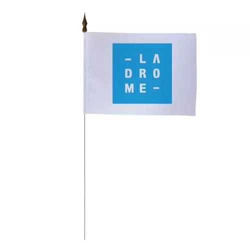 Drapeau de table Conseil Départemental Drôme 10 x 15 cm polyester